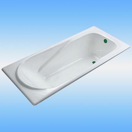 Ванна чугунная KAISER 2001 есть антискользящее покрытие, с ножками, без сифона 2000х850x420 фото 1