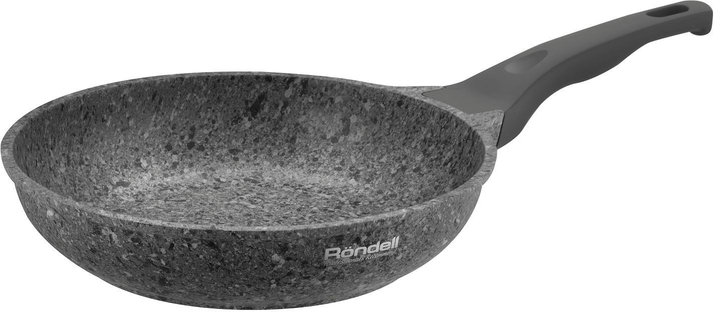Сковорода Rondell Granit Carrara RDA-1846 круглая 28см покрытие: Quantum2 ручка несъемная (без крышки) серый фото 1
