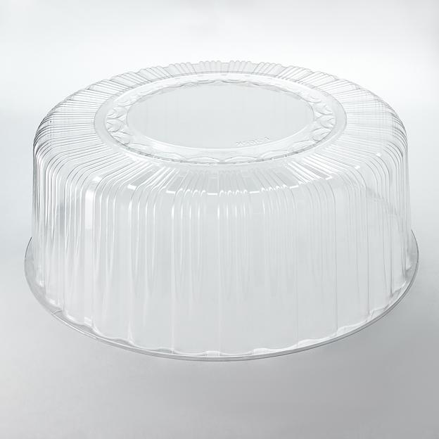 Коробка для торта d305мм крышка прозрачная фото 1