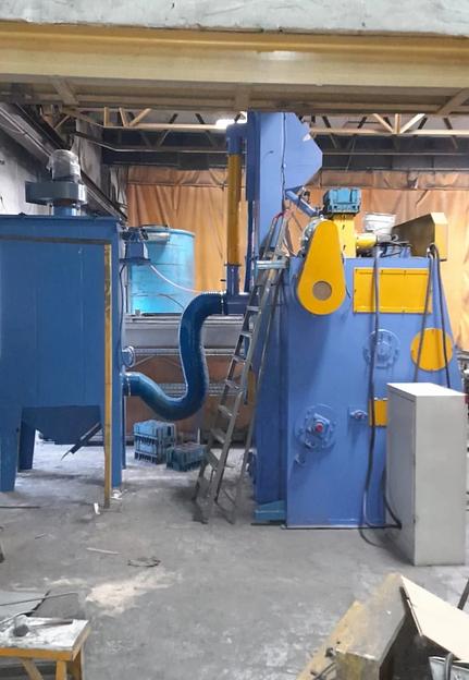 Дробемет барабанного типа с ленточным транспортером Q3210, серия Стандарт фото 9