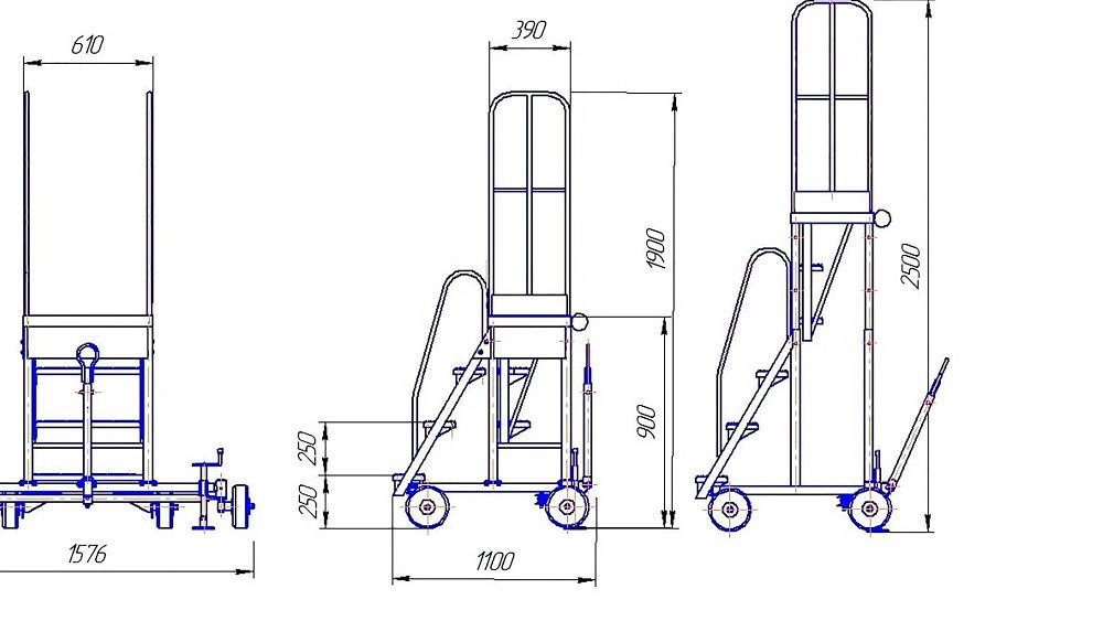 Авиационная стремянка СА-2/6Б-Н1 фото 1