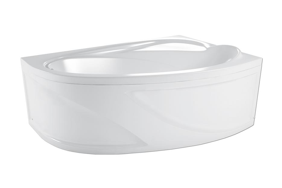 Акриловая ванна «Dolce», правая, белый, асимметричная, 1640х1100 мм, опт фото 2