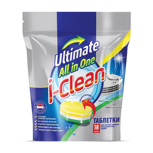 Ромакс таблетки для автоматических посудомоечных машин i-clean ultimate (36шт в пак.) фото 1