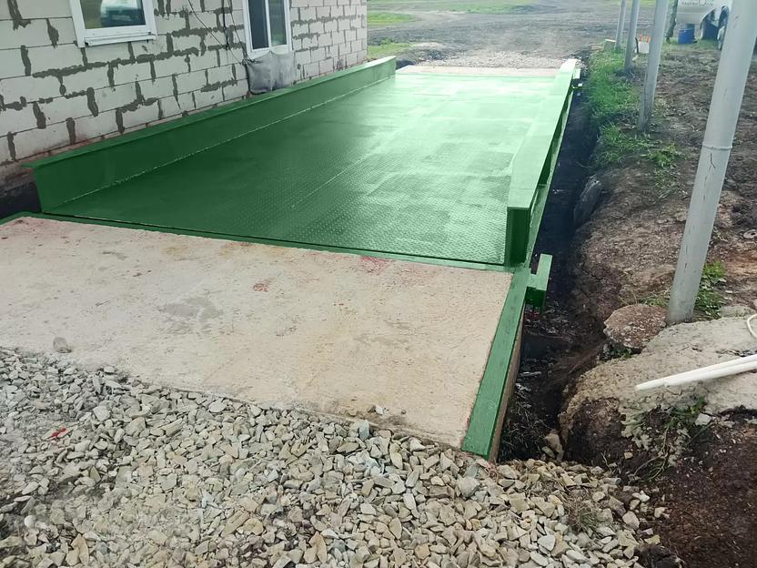 Автомобильные весы «АСП» 40 т 8 м на поверхности фото 1