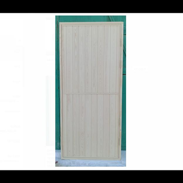 Дверь утепленная из сосны 2000×800 мм фото 1