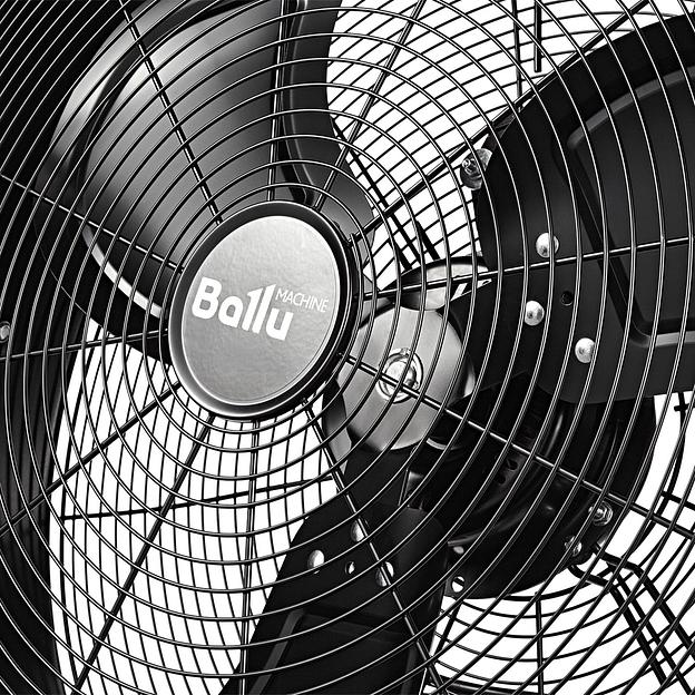 Вентилятор напольный Ballu BIF-10SB 101Вт скоростей:3 черный фото 3