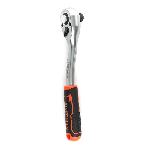 Набор трещоток 72 зуба 1/2 1/4 2 предмета KINGQUEEN WIB-23 фото 6