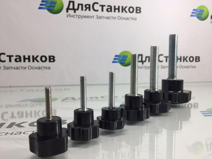 Ручка-винт «Барашек» М5, 25 мм, D25 ОПТ фото 4