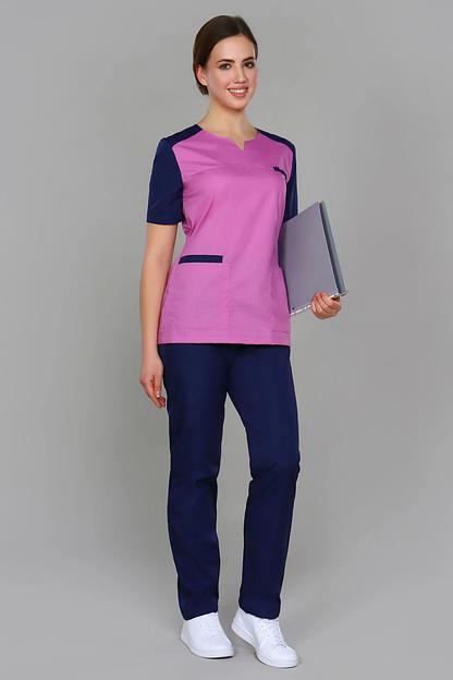 Костюм хирургический женский DB4-60-01-1, 27+28, опт фото 1