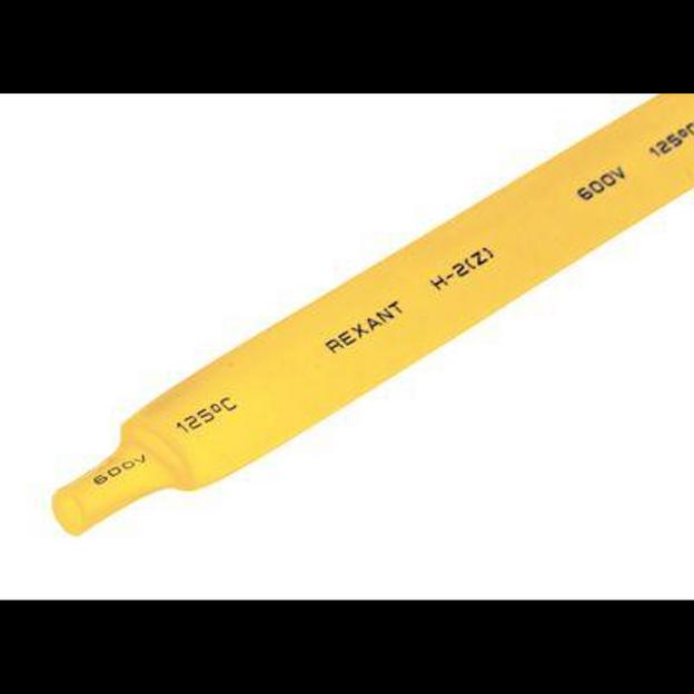 Трубка термоусадочная 9.0/4.5 1м желт. REXANT 20-9002 фото 2