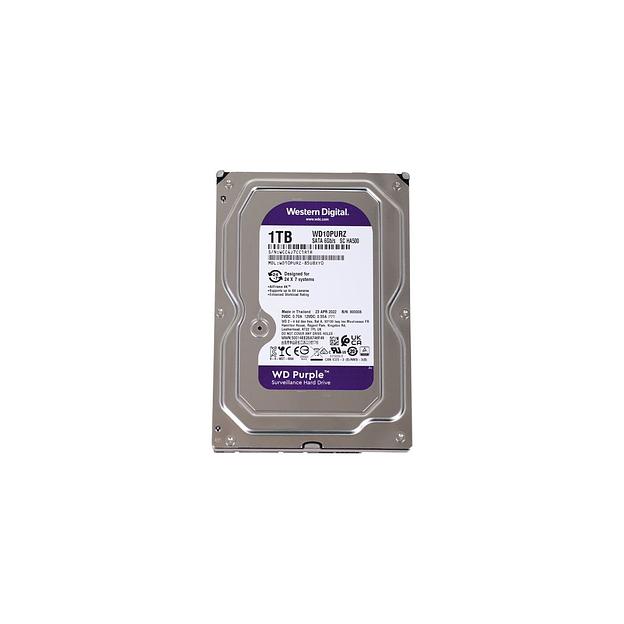 Жесткий диск WD Purple WD10PURZ, 1ТБ, HDD, SATA III, 3.5" фото 1
