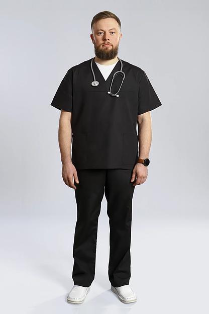 Костюм хирургический мужской DB7-05-01-1, 65+65, опт фото 4