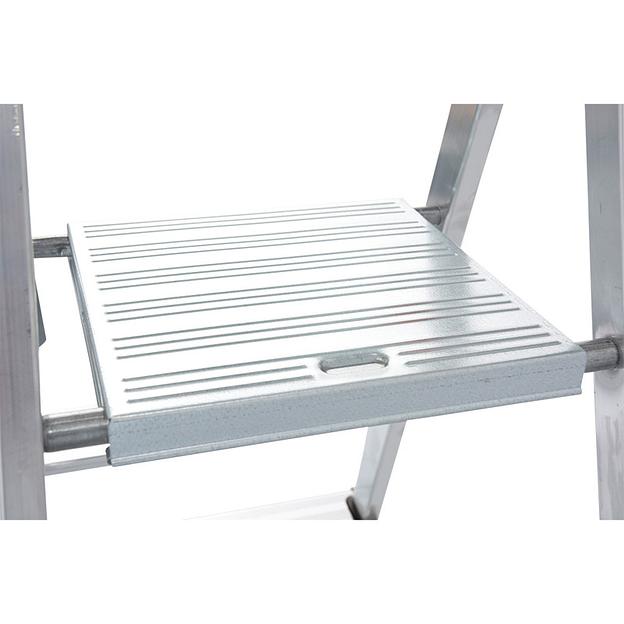 Стремянка Krause Monto Solidy односторонняя алюминий односекционнаяx 3ступ. (126214) фото 2