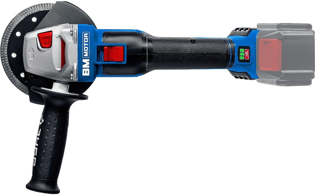 Углошлифовальная машина Зубр AB-125 10000об/мин рез.шпин.:M14 d=125мм без АКБ фото 2