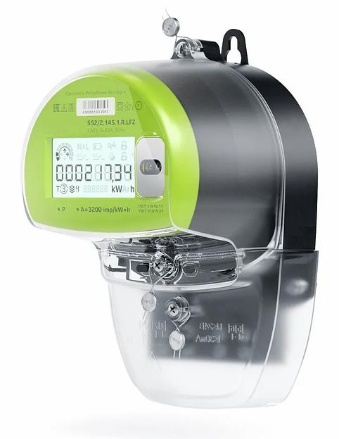 Однофазный счетчик SM 207 радио с двумя каналами измерения + реле «NERO» ОПТ фото 1