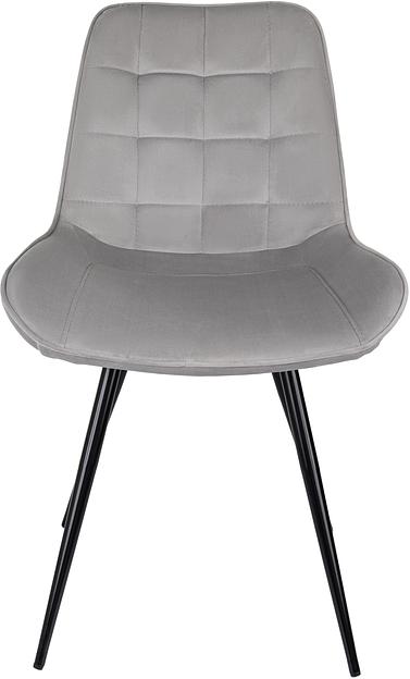Стул для дома Бюрократ CH-K2 св.серый Holland 09 металл черный на ножках (CH-K2_1/HL09) фото 2