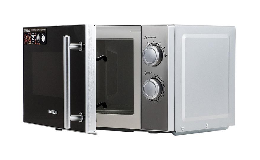 Микроволновая Печь Hyundai HYM-M2040 20л. 700Вт серебристый фото 3