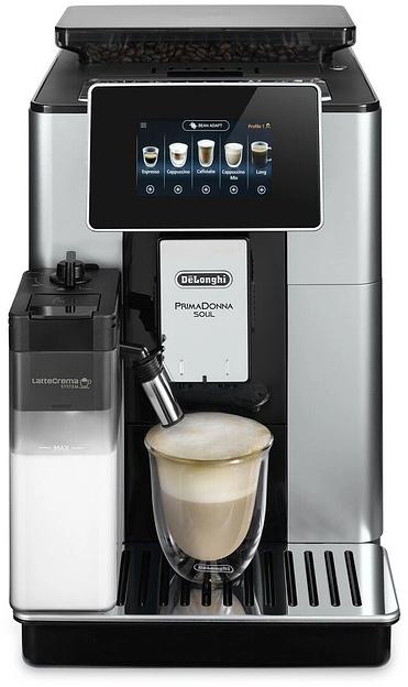 Кофемашина Delonghi ECAM610.55.SB 1450Вт черный/серебристый фото 2