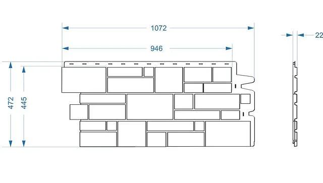 Фасадная панель под мрамор Burg «Цвет шерсти» опт фото 2