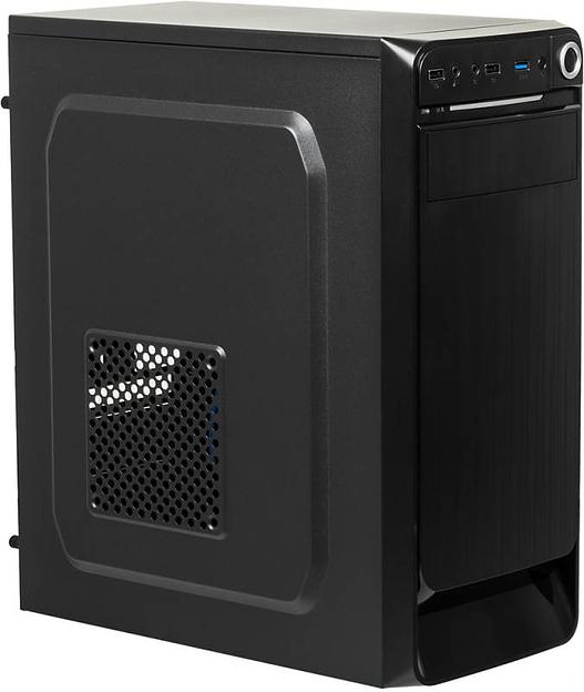 Корпус Accord E-01 черный без БП ATX 1x80mm 1x92mm 2x120mm 2xUSB2.0 1xUSB3.0 audio фото 1