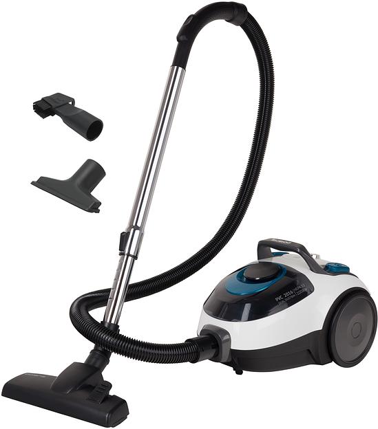 Пылесос Polaris PVC 2016 белый/черный, 460/2000 Вт, уборка сухая, пылесборник контейнер 2.5 л фото 1