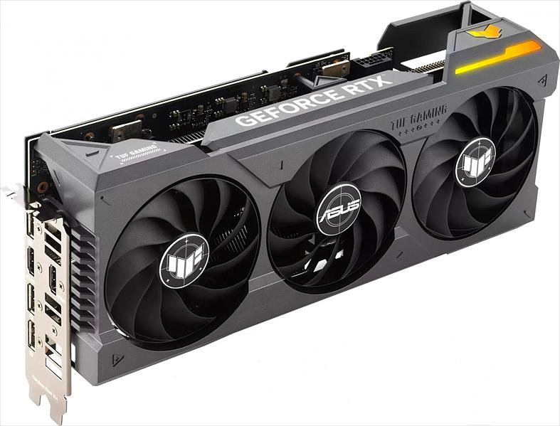Видеокарта Asus PCI-E 4.0 TUF-RTX4070TI-12G-GAMING NVIDIA GeForce RTX 4070TI 12288Mb 192 GDDR6X 1785/21000 HDMIx2 DPx3 HDCP Ret фото 2