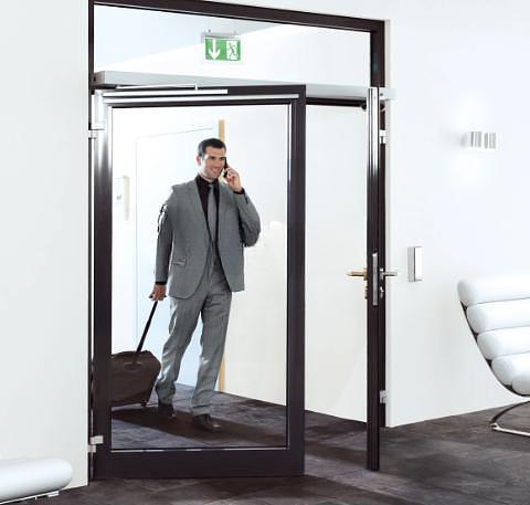 Автоматические распашные двери ОПТ фото 1