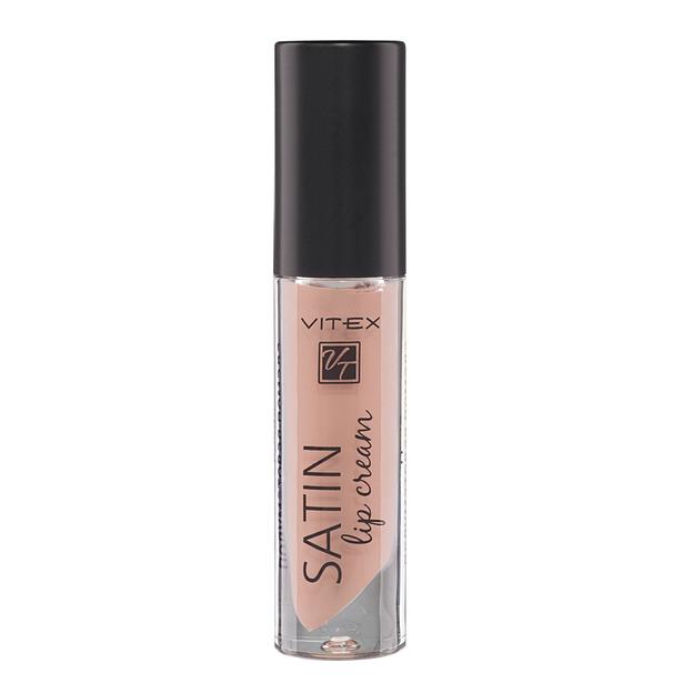 Витэкс помада жидкая полуматовая satin lip cream тон 711 pastel pink фото 1