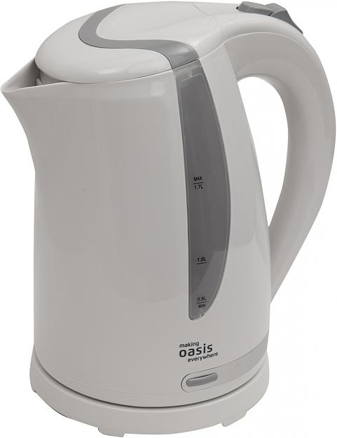 Чайник электрический Oasis K-2PW 1.7л. 2200Вт белый корпус: пластик фото 1