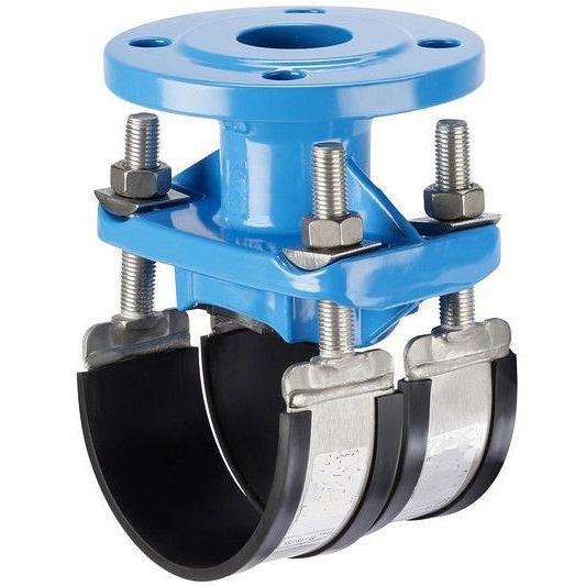 Седелка 100 97-118 мм x 50 чугунная фланцевая фото 1