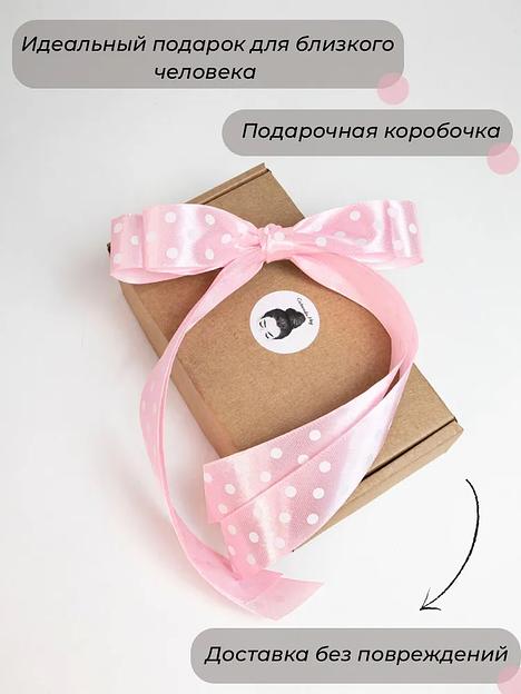 Заколка для волос «Бантик» Casanda Hey в горошек, опт фото 5