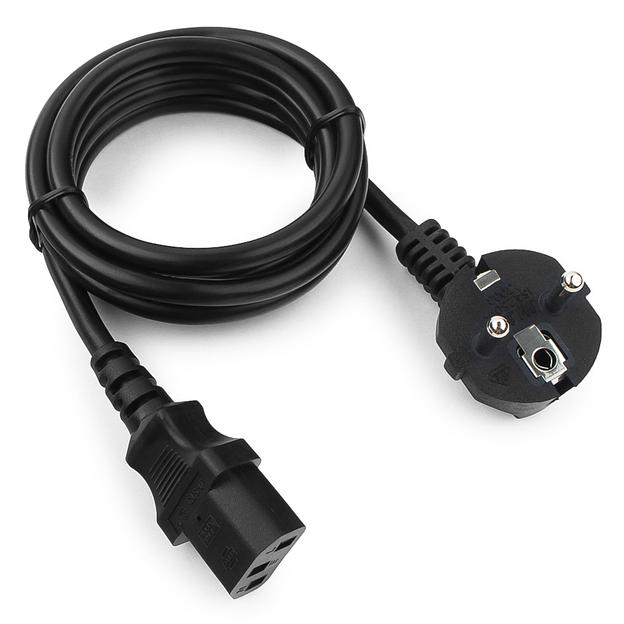 Кабель питания EU-Schuko/IEC320-C13, 220B, 3x1.0 мм2, 16А, 1.8м фото 2