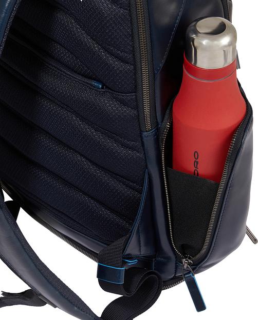 Рюкзак мужской Piquadro Blue Square CA6592B2BM/BLU2 темно-синий кожа фото 9