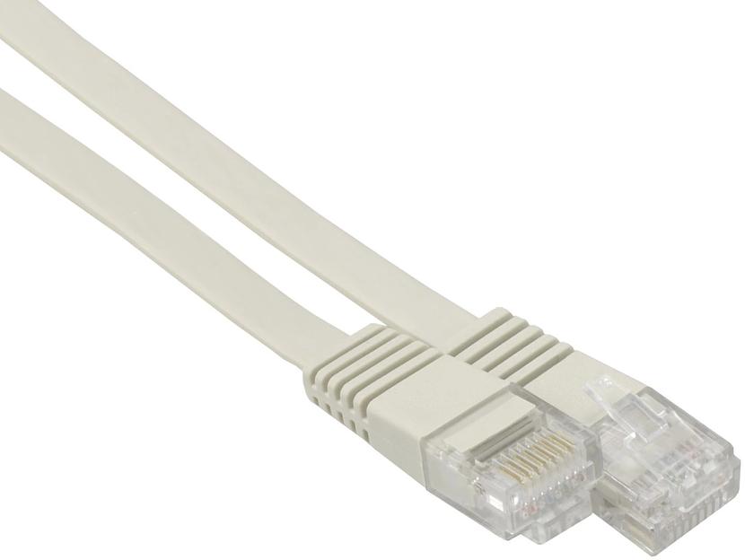 Патч-корд Buro BU-5E-FLAT-1.5M-G cat.5E molded 1.5м серый RJ-45 (m)-RJ-45 (m) фото 1