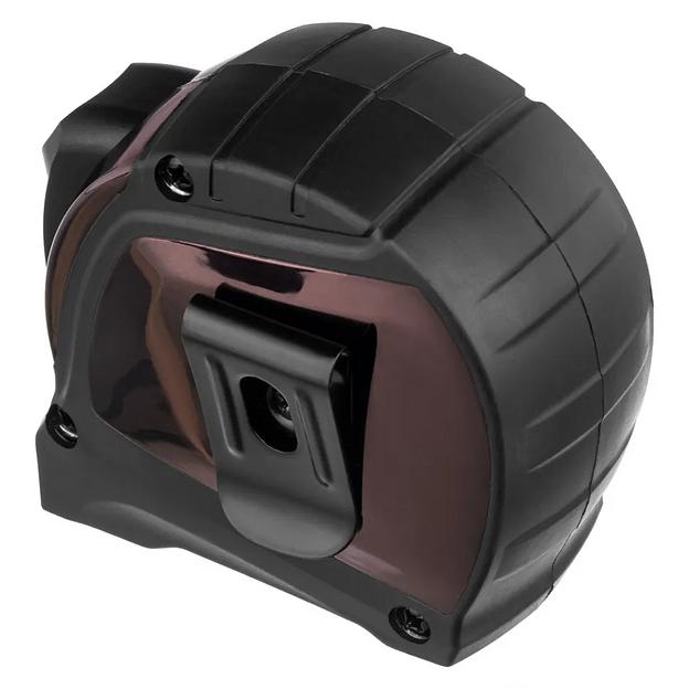 Рулетка Doppelhaken, 5 м x 25 мм, двухсторонний зацеп, нейлон, двуст. шкала, автоматич фото 2