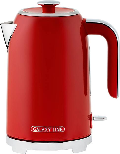 Чайник электрический Galaxy Line GL 0349 1.7л. 2200Вт красный корпус: нерж.сталь (ГЛ0349Л) фото 1