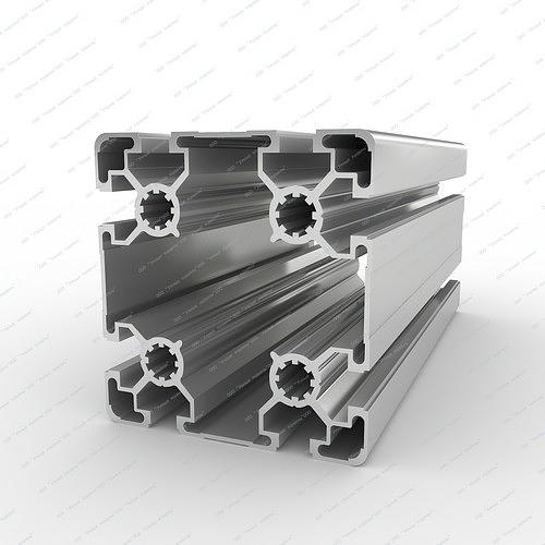 Алюминиевый конструкционный профиль 90x90SL анодированный фото 1