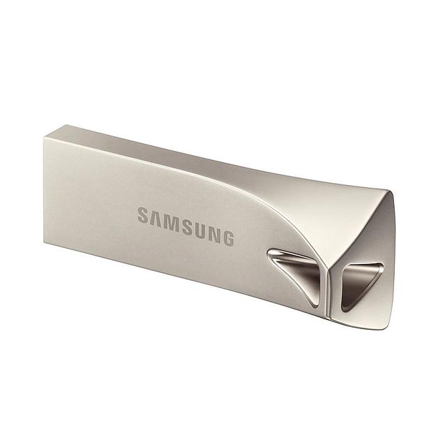 Флеш Диск Samsung 64Gb Bar Plus MUF-64BE3/APC USB3.1 серебристый фото 3