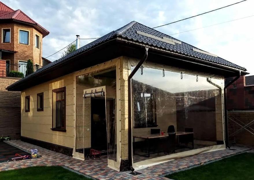 Изготовление и установка мягких окон ПВХ фото 8