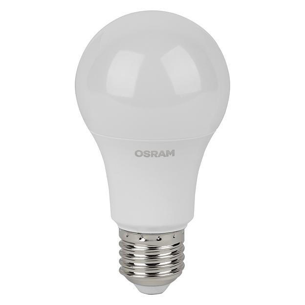 Лампа светодиодная LED 10 Вт E27 4000К 800Лм груша 220 В (замена 75Вт) OSRAM фото 2