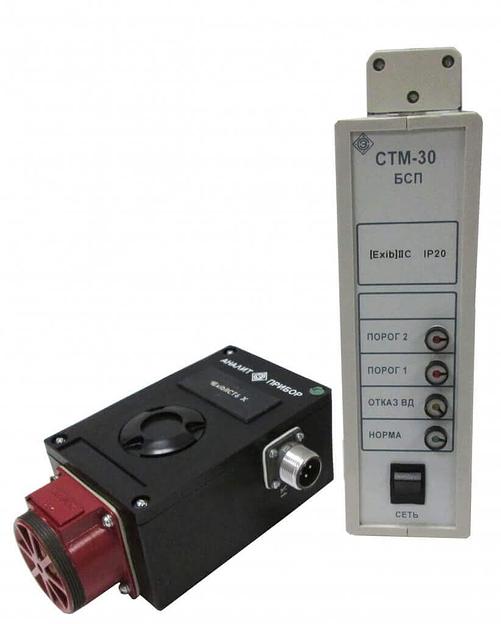 СТМ-30-31 сигнализатор взрывоопасности стационарный, БД с цифровой индикацией и с диффузионным (5 м) выносным датчиком фото 2