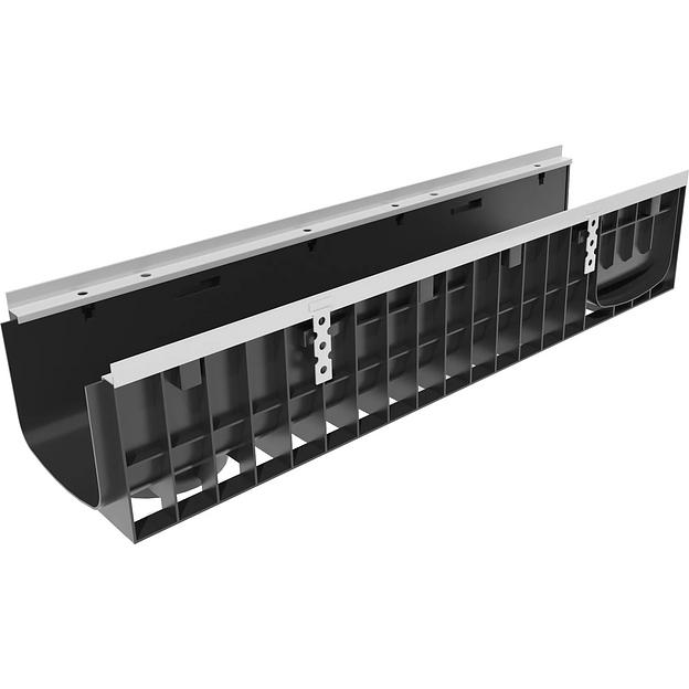 Лоток водоотводный пластиковый Gidrolica Super ЛВ-20.24,6.25 фото 1