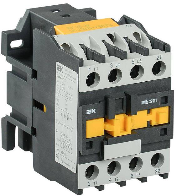 Контактор КМИе-22510 25А 230В/АС3 1НО фото 1