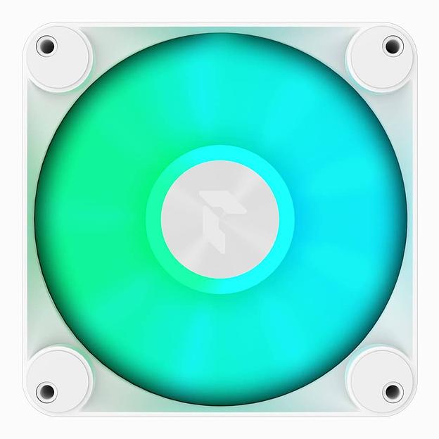 Вентилятор AeroCool APNX FP1-120 PWM ARGB White 120×120×30mm (33,2dB(A), 500-1600±10%RPM, 4 pin/3 pin) (4711099474394) фото 2
