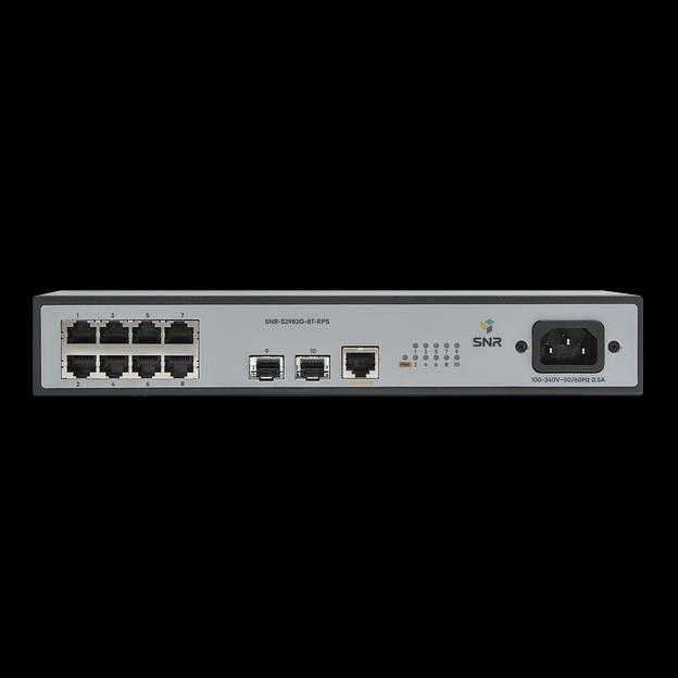 Управляемый коммутатор уровня 2 SNR-S2982G-8T-DC фото 1