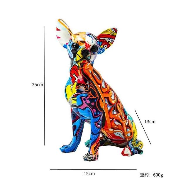 Статуэтка «Разноцветная собака» ОПТ фото 1
