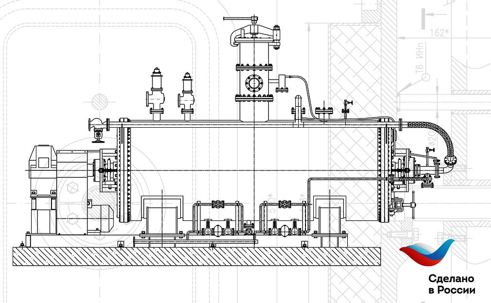 Котел варочный кормовой, марки «КВК», рабочим объёмом от 5.45 до 10.0 м³ фото 2
