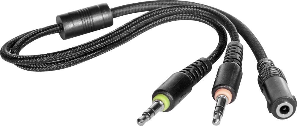 Гарнитура GAMING CUJO BLACK/RED 64505 DEFENDER фото 4