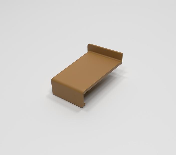 Накладка декор. ABS правая, бежевая фото 1