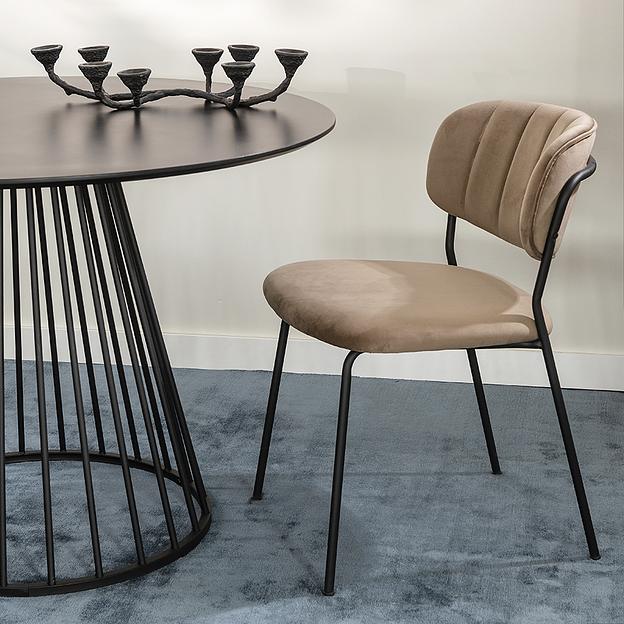 Стул Eirill, велюр, светло-коричневый фото 8